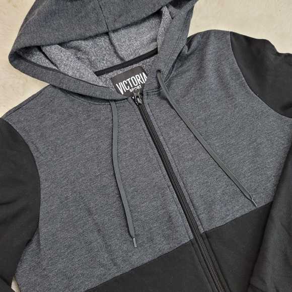 Victoria Sport Front Zip Fleece Hoodie Sz M - Picture 5 of 16